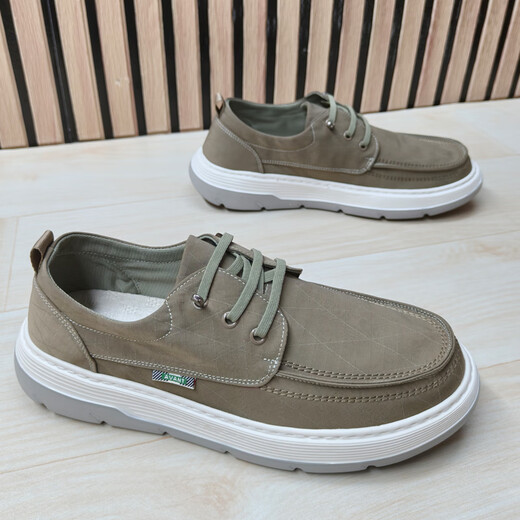 Qianpai Spring and Automne Chaussures pour hommes respirant les vieux chaussures célibataires pour hommes de Pékin et les personnes âgées larges épaisses Anti-slip confortable papa Chaussures pour hommes Q-13701 Black 38