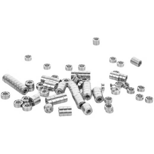 Rodamientos de acero inoxidable de acero inoxidable y micro de acero inoxidable, diámetro interno S608 de alta velocidad y a prueba de óxido 3 4 5 6 7 8 mm S694zz Diámetro interno 4 Diámetro exterior 11 espesor 4 Beat 1 Ronda 5 5