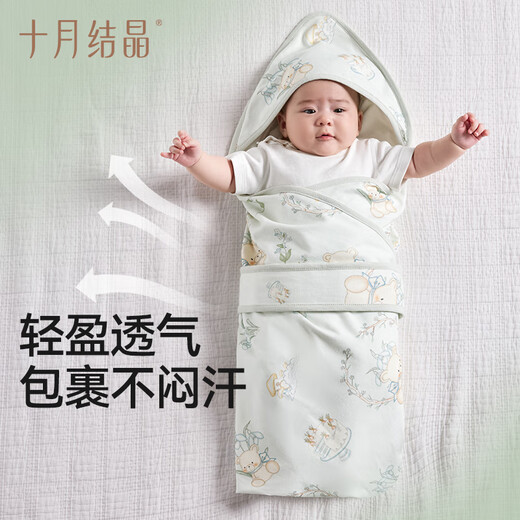 October Crystal Baby Cover Newborn Anti-Jump Autumn and Winter Newborn Baby Cover Sheet Constant Temperature Adjustment 7A Antibacterial Mi Xiong Castle Deep Winter Style