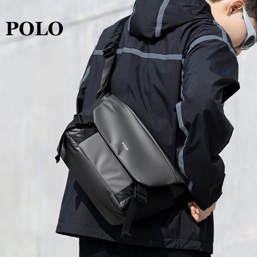 Polo New Shoulder Bag Tendencia funcional para hombres Bolso cruzado de cuerpo Crossbody Juvenil Traje de trabajo de hombro