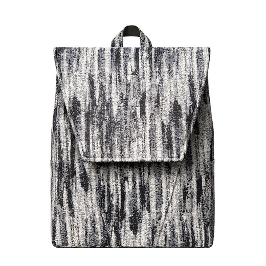 MAH Sheep House Co-branded Niche Design Schoolbag Women's Sensor Commuter Simple Large Capacity Backpack Men Jazz Black and White Pattern