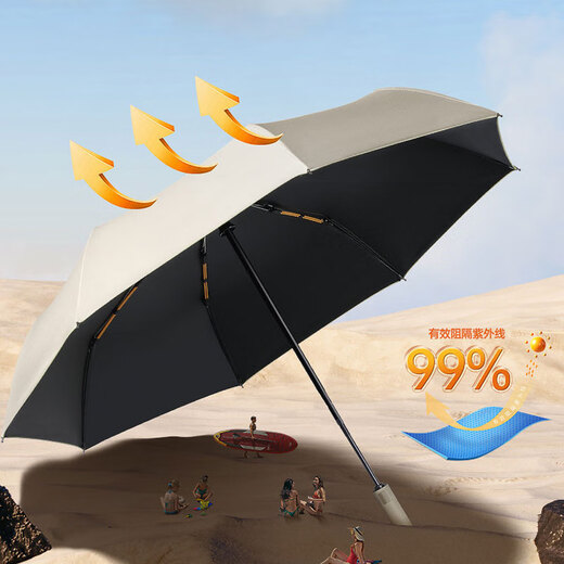 Regen moderner automatischer 16 Knochen Regenschirm Falten Parasol Doppelknochen kühn kühn Anti-Wind Sunny Dach Balance Sunscreen Tri-Fold Dach Gradient Automatik [BOLD-Doppelkiel] 1048