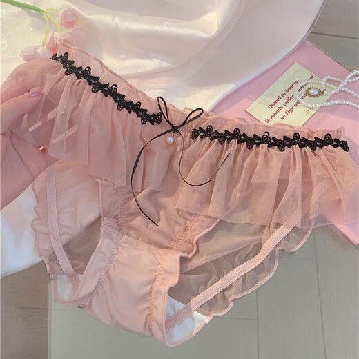Fitonton3 Unterwäsche für Frauen, reine und sexy Frauenunterwäsche, Spitzenspitzen -Bikini -Shorts