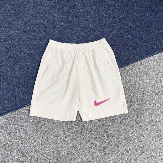 NBA Kids-nike Summer Thin Ice Silk Sports Shorts Woven's Woven Séchure lâche et décontracté Fitness Training Basketball Four [blanc] 983-Purple L