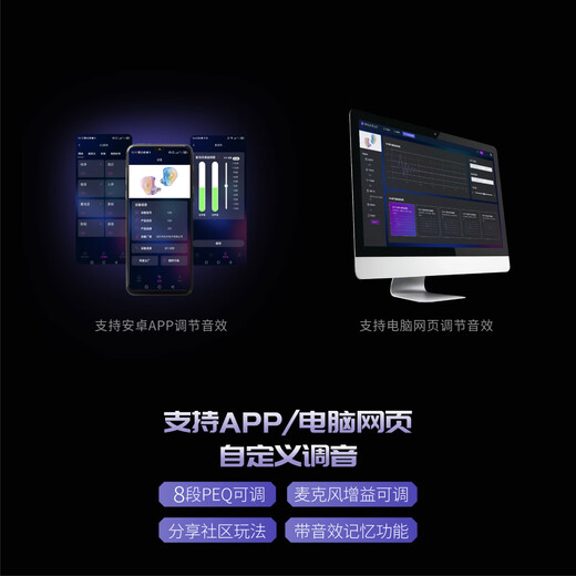 EPZ g30 free customization wired headphones high-end gaming headphones in-ear hifi music high-fidelity e-sports Delta Action/Fearless Contract professional competition independent microphone standard version e-sports grade 1.7 meters type-c supports EQ tuning