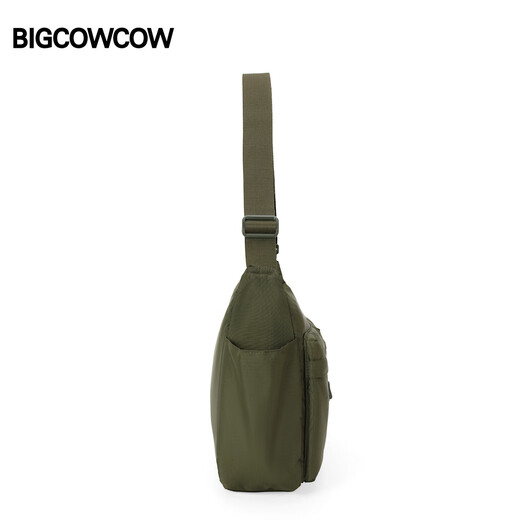 Bigcowcow Crossbody Bag Herren große Kapazität Pendeln 14-Zoll