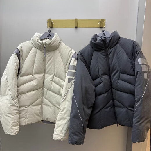 阿迪达斯 （adidas）服男女可拆卸防风休闲外套保暖JM6175 JM6173 JM6174 灰色JM6174  M