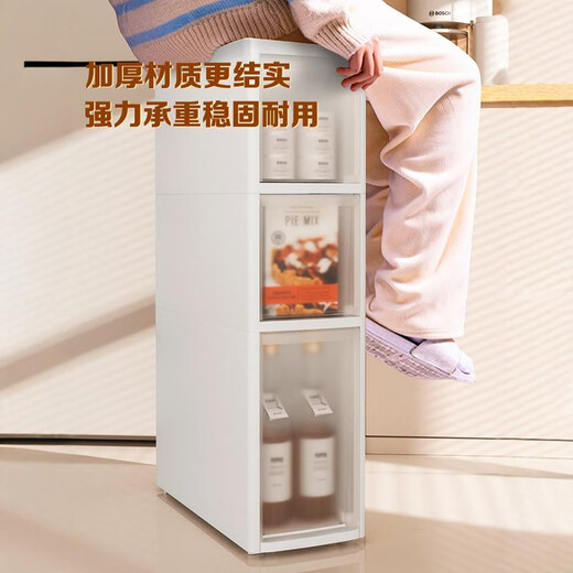 Gabinete de hendidura de cocina Cajón de almacenamiento de almacenamiento para el hogar Tipo de baño Gabinete de rincón de baño Ratch de almacenamiento de brecha estrecha 16 cm de ancho 1 capa 1 1