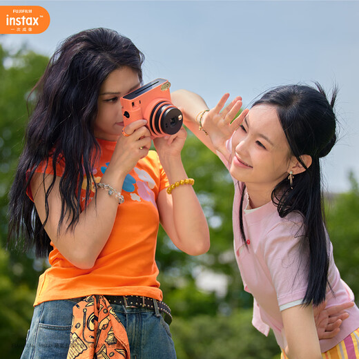 INSTAX Fuji instax instant camera SQUARE SQ1 ocher orange