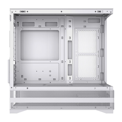 先马（SAMA）小惊鸿2 白色MATX海景房游戏电脑主机箱 电源仓网孔/高效散热/支持360水冷/9风扇位/427mm长显卡