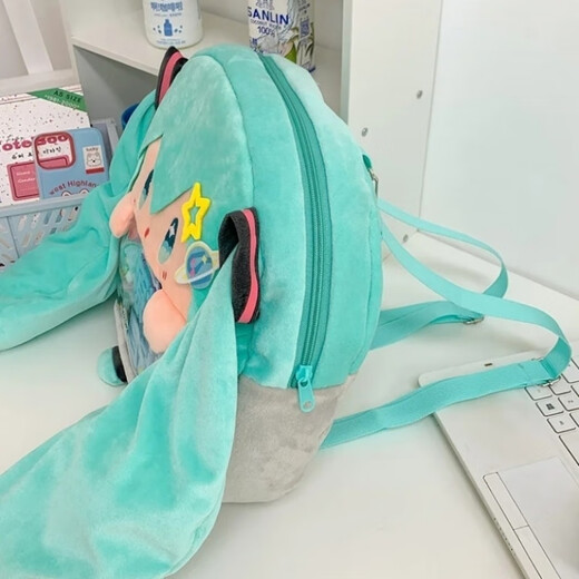 Hatsune Miku Schmerzbeutel Peripheral Plüsch Miku Cartoon 2024 Rucksackkonzert -Rucksack JK Uniform 2D Schmerzbeutel (keine Innenausstattung