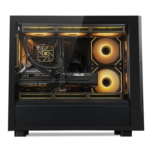 ASUS intel Core i5 14600KF/245KF/RTX5060Ti Delta CSGO Fearless Contract high-end gaming desktop assembly computer host DIY assembly machine RTX5060+512G+15th generation 230F | 2 single host