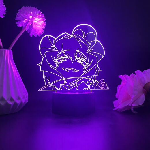 Pretty photo shoots and dreams of becoming a magic girl figure USB night light dance Shina Duna Kelis Tenkawa Kaorko anime 4877 Tenkawa Kaorko black background 16 colors + remote control + usb + battery compartment