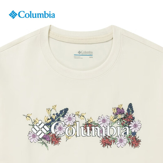 哥伦比亚（Columbia）2025春夏哥伦比亚户外女快干透气吸湿休闲运动圆领短袖T恤AP3242 687 L_165_88A