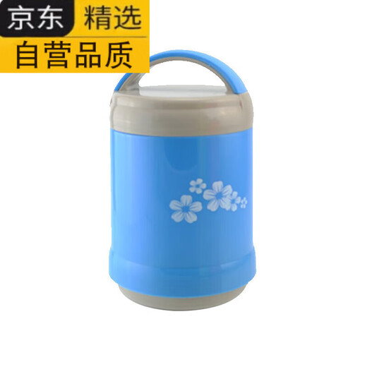 拓进德国进口品质保温饭盒玻璃内胆双层真空长保温桶便当便携大容量学 不挑色[9734]+格子袋1L