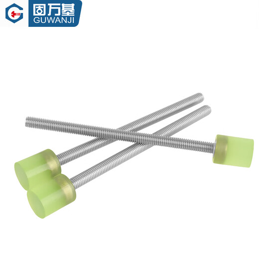 Guwanji stainless steel polyurethane coated screws buffer anti-collision screws shock-absorbing screws excellent rubber head bolt fasteners M6x12-16x19 (2 pieces)