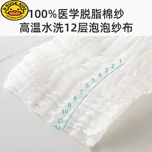 G.duck纱布尿布婴儿尿芥子布可洗纯棉新生宝宝专用介子尿布裤尿片尿布兜 【升级弹力款】 1条装 【小码】5-10斤