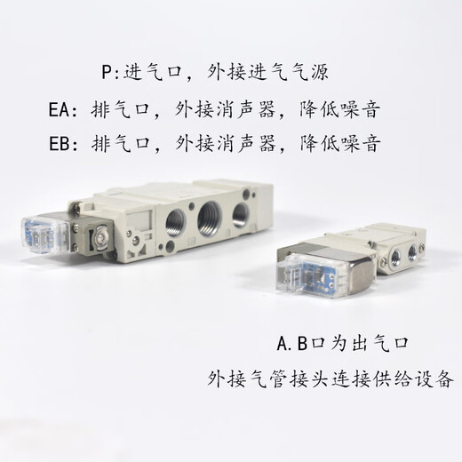 SMC Pneumatic Solenoïde SY3120 / 3220 / 3320-4 / 6 / 5LZD / GZD / DZ / LZE / M-M5 / C4 / C6 SY3520-5LZD-M5