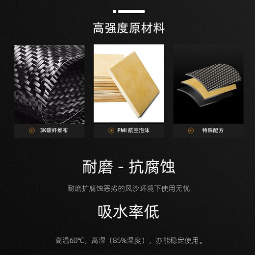 大疆T70 T70P T100桨叶6223全套碳纤维螺旋桨植保无人机配件 原厂材质【黑色碳纤款】赠垫片 R6223-1对CW(2片)