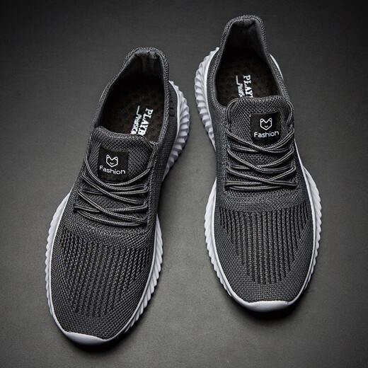 Bikniko wide-head men's shoes are suitable for fat feet, wide-head, high instep, wide soles, fat feet, sports, large-size casual shoes 45 9888 black single layer 39 245mm