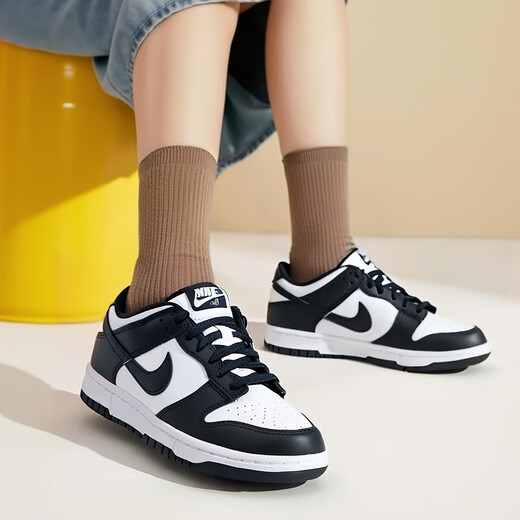 Nike (Nike) große Kinderschuhe 25 Herbst Dunk Sneakers Damenschuhe tragen resistente leichte Teenie-Low-Top-Casual Schuhe CW1590-100 36