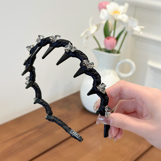 Chimera (CHIMERA) Light Luxury Hairband Women's Fluffy High-Skull Wavy Hairpin Face Wash Pressing Hair Bundle Headband Girl's Birthday Gift