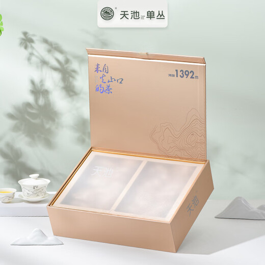 
1392 Tianchi Tea Industry [Jinqiu Milan Xiang] Phoenix Single Cong Tea Chaozhou Single Cong Tea Gift Box Golden Milan Xiang Gift Box 210g*1 Box