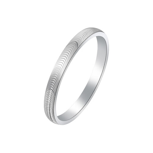 CHINA GOLD PT950 shiny plain band ring platinum ring as birthday gift for girlfriend and wife Platinum cat eye ring 16# weighs about 2.7g