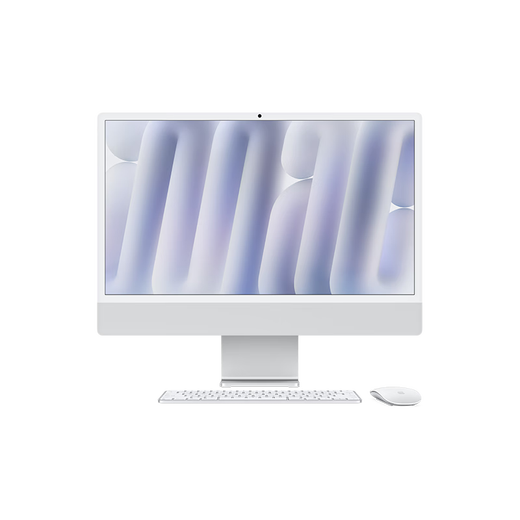 50% new Apple/Apple AI computer/iMac 24-inch silver 4.5K screen M4 (8+8 core) 16G 256G all-in-one computer MWUC3CH/A
