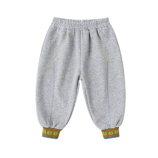
Dudu family baby pants autumn boy casual pants autumn children's hoodies loose trousers girls tying pants fashionable and fashionable 90