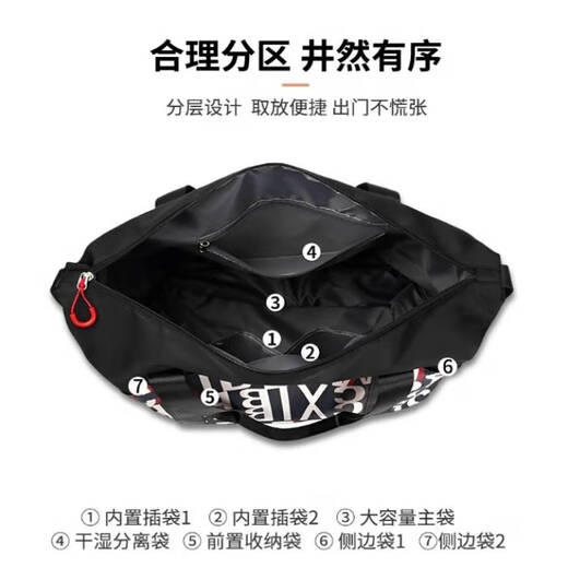 
Tang Shi travel bag women's large capacity travel storage bag gym bag hand luggage bag waiting for delivery bag duffle bag