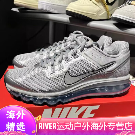 Nike (Nike) Herrenschuhe Luft Max Sommer Full Palm Air Pushion Polishing Mesh Atmungsfreie Laufschuhe FZ3156 HF4884-100 40.5