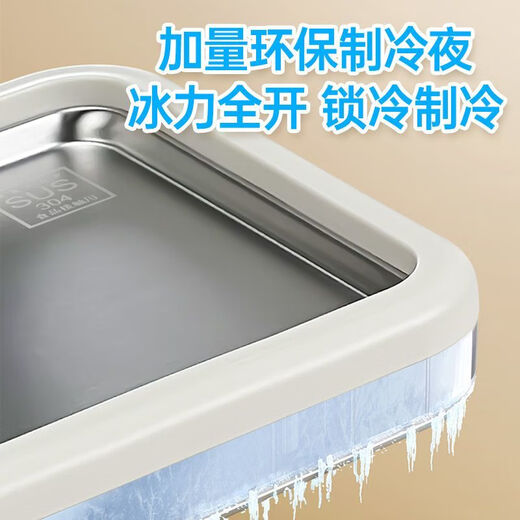 OQD德国炒酸奶机家用炒冰机自制水果免插电冰激凌炒酸奶机小型家用儿童米你冰淇淋 粉色-304食品级材质速冷+盖子