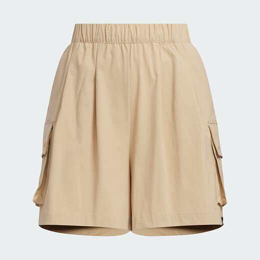 阿迪达斯（adidas）运动裤男裤2025夏季新款梭织透气五分裤宽松健身训练休闲工装短裤 JL9274卡其色 L