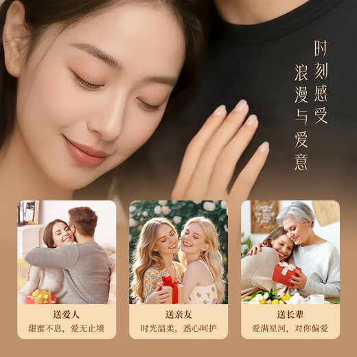 Lao Fengxiang Gold Ring Pure Gold Little Prince and Rose Couple Ring Christmas Gift for Boyfriend and Wife Rose Prince Ring* Couple Style Approximately 4.5g Brand Gift Box