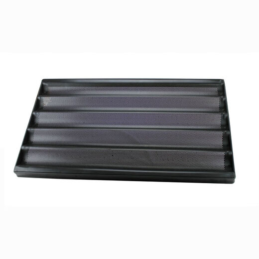 Backformen Nicht-Stall-Bar Nicht-Stick French Stick Fünf-Schaum-Vier-Slot-Wellen-Backschale Baguette U-förmige Brotform SN15864 Slot