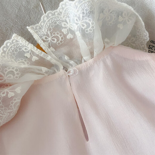 G.duck little yellow duck bag baby clothes spring and autumn 0-6 months newborn jumpsuit female baby one-year-old dress pink 73cm 73 size 3-7 months recommended for babies 6-8 kg