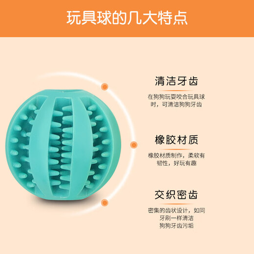 Jingdong Express Pet Teething Ball Toy Watermelon Silicone Bite-Resistant Teeth Cleaning Ball for Dogs Chewing Dog Teeth Cleaning Ball 2 Pack 5cm