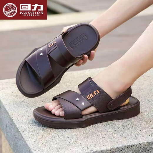 Huili new sandals for men's breathable, non-slip, anti-odor and versatile beach shoes for summer casual dual-purpose sandals for men's Huili 3883 sandals 39