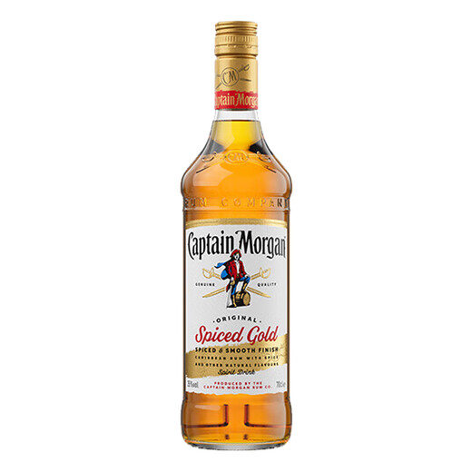 摩根船长（Captain Morgan）Captain Morgan 摩根船长金朗姆酒 摩根金朗姆进口洋酒 700mL 1瓶