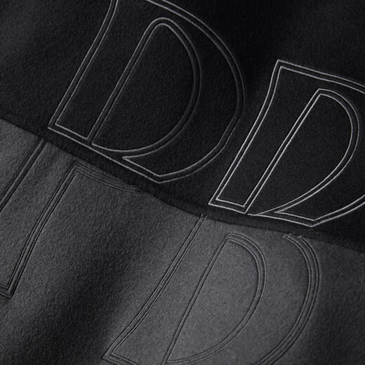 PEACEBIRD Men's Jacket Men's Trendy Color Block Casual Top Lapel Autumn and Winter Jacket Men Black 1 (Loose) L