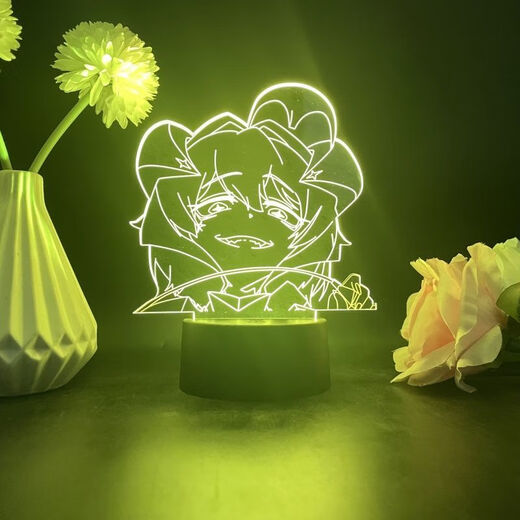 Pretty photo shoots and dreams of becoming a magic girl figure USB night light dance Shina Duna Kelis Tenkawa Kaorko anime 4877 Tenkawa Kaorko black background 16 colors + remote control + usb + battery compartment