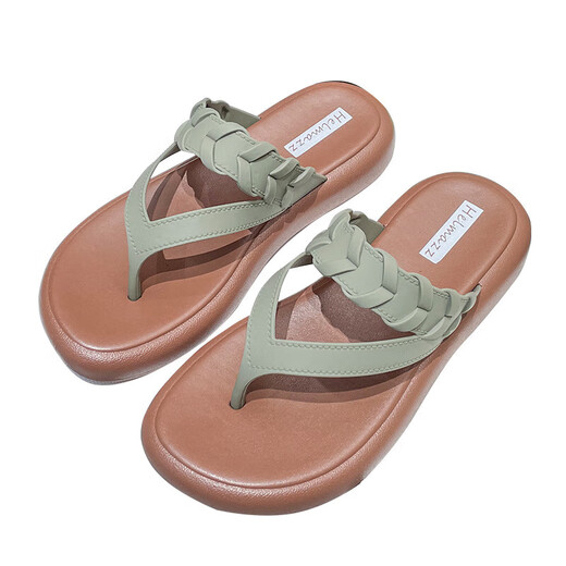 Les pantoufles de picolades de pied Yusenyi pour les femmes en usure d'été tongs pour les femmes en usure d'été à la mode sans glissement.