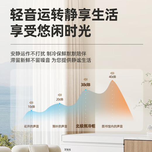 Polar Bear (BEIJIXIONG) small freezer household small frozen fresh-keeping mini refrigerated commercial horizontal freezer breast milk storage cabinet energy saving single door single temperature 108 liters first-class energy efficiency nationwide joint warranty 108L