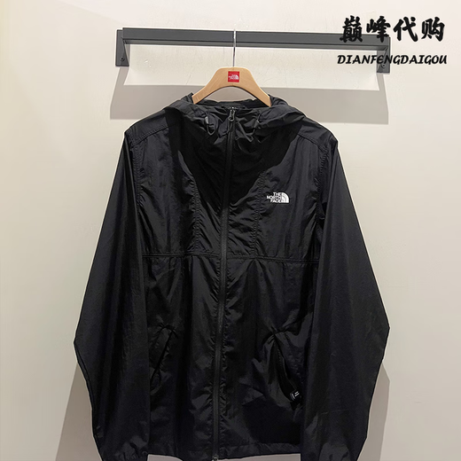 North Face North Face 25 Frühlings- und Sommer im Freien Sport Sonnenschutzkleidung Haut Kleidung spritzproofes und Frauen Mantel 8ezy A0m/Stern graues Sticklogo M 170/92A