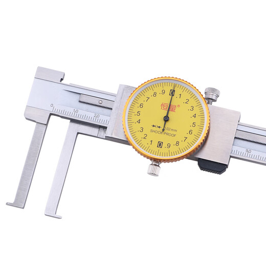 Ywzr doble garra larga gancho interno groove interno medir calibración 9-1509-200 Single Claw Groove Inner Vernier Caliper Taiwán Estrecho 30-300 Medidor de cinturón de una sola garra Medidor