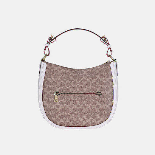 COACH women's bad bag one-shoulder crossbody bag bucket bag classic old-fashioned color-blocking Chinese Valentine's Day gift for women 38580 B4NQ5
