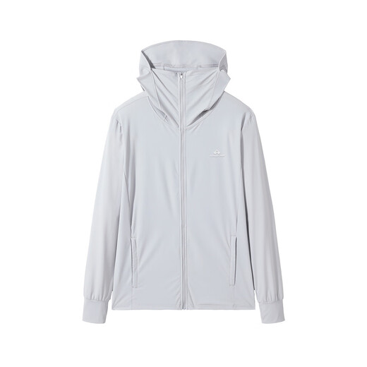 Pathfinder Ice Silk Cooling Sun Protection Clothing Men's Outdoor Sports Sun Protection Breathable Skin Clothing UPF100+ Sun Protection Clothing Men's Fishing Glacier Gray L