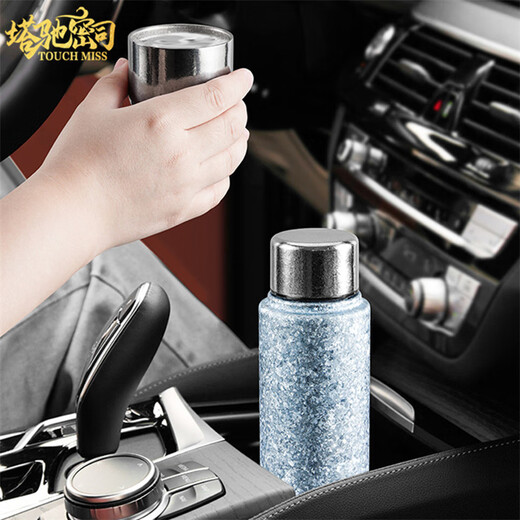 Touchmiss Pure Titanium Insulated Cup Men's and Women's Portable Water Cup Tea Water Separation Tea Cup High-end Stewed Tea Cup 2026 New Titanium Cup Natural Color 450ML Gift Box Packaging