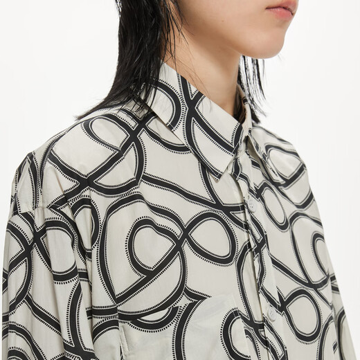 
Jiangnan Buyi (JNBY) [same style in the mall] 23 summer new dress 5N4G13820 973/m black two-color XS